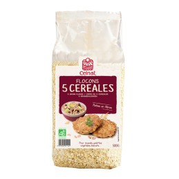 Copos 5 cereales bio 500g...