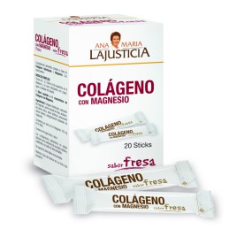 Colágeno con magnesio fresa...