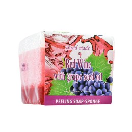 Jabon peeling Vino tinto y...