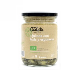 Quinoa con kale y espinacas...