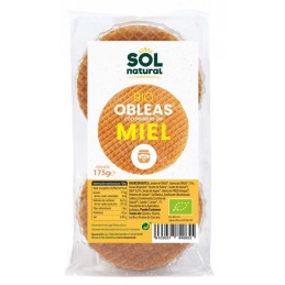 Oblea con miel bio 175g Sol...